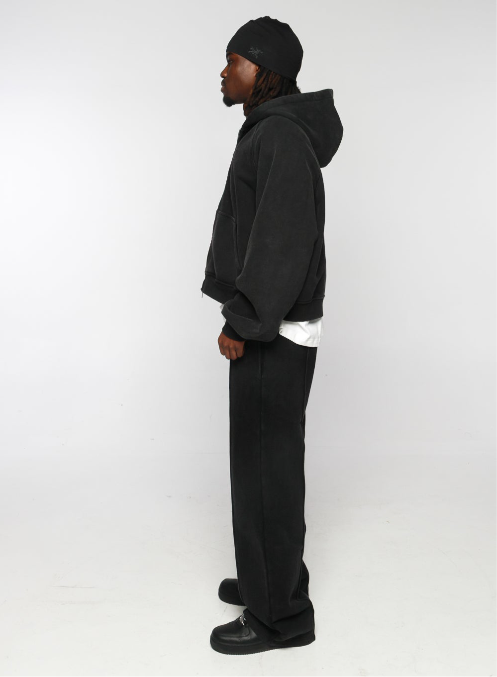 VINTEG WASHED BLACK JOGGERS