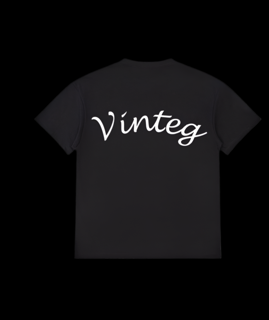 VINTEG LOGO TEE-BLACK
