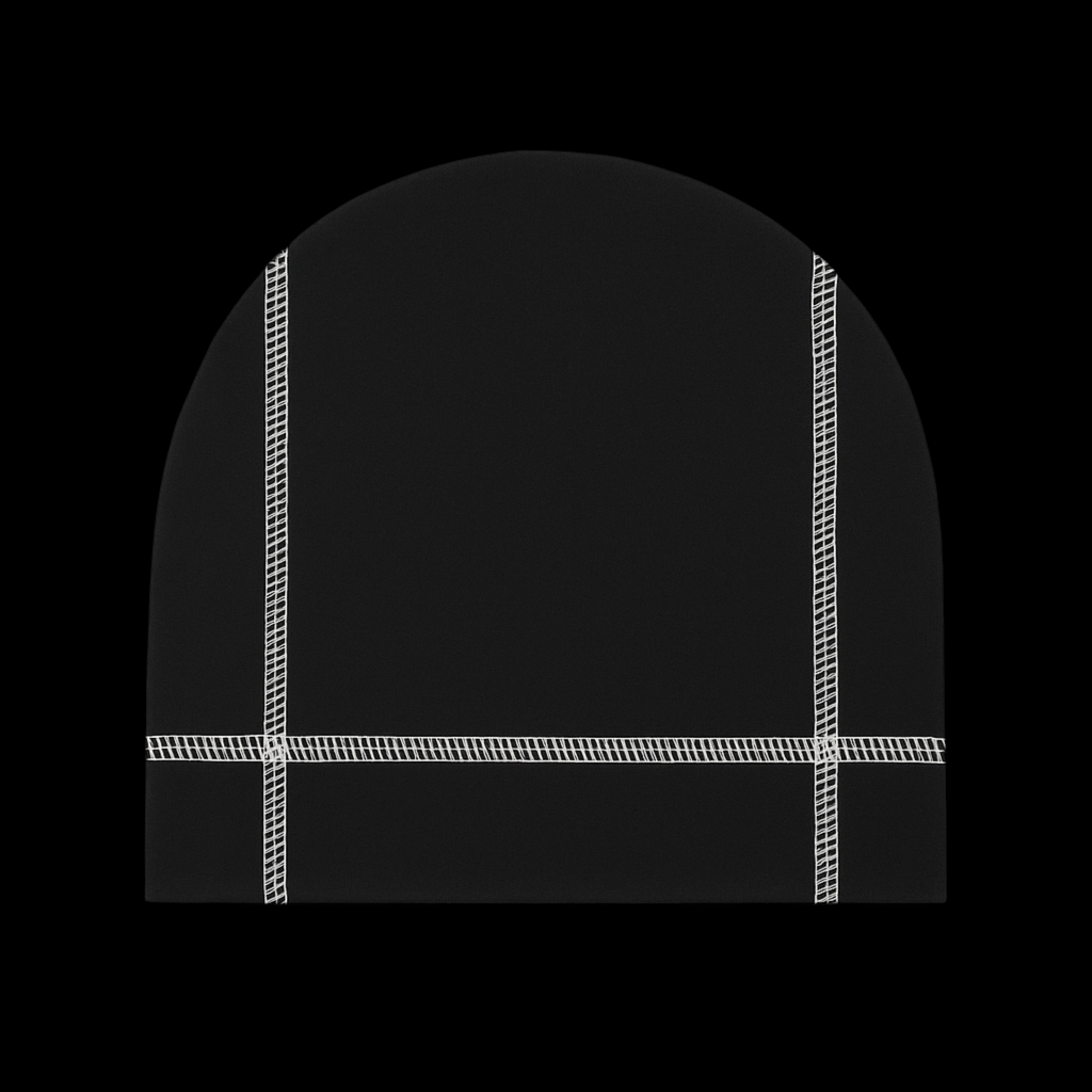 VINTEG BEANIE/ SKULL CAP ( black )