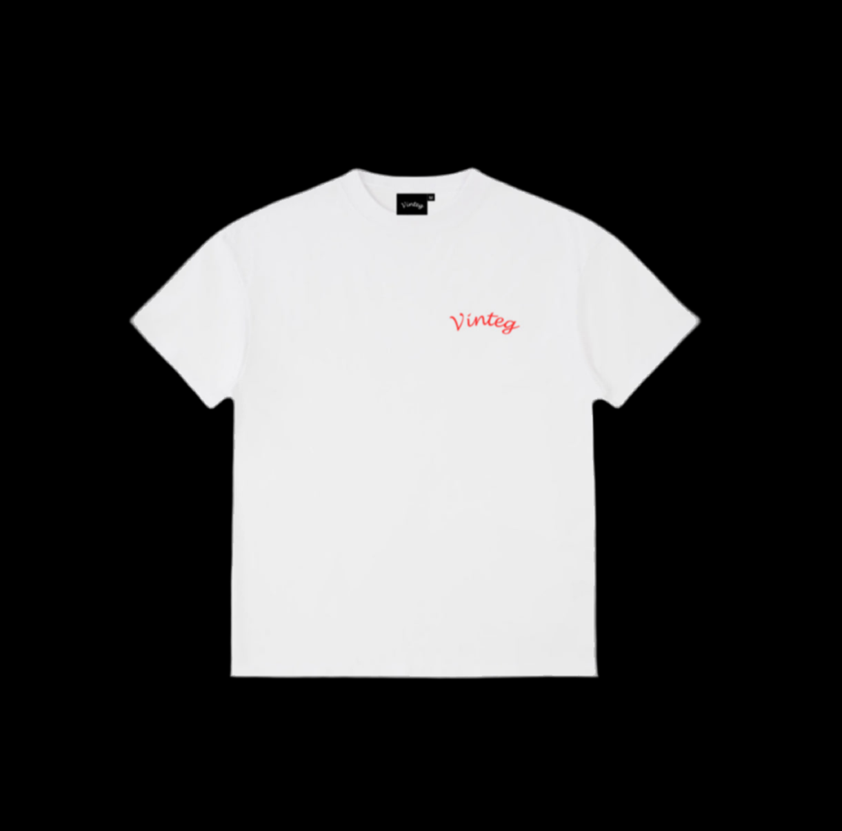 VINTEG LOGO TEE -WHITE